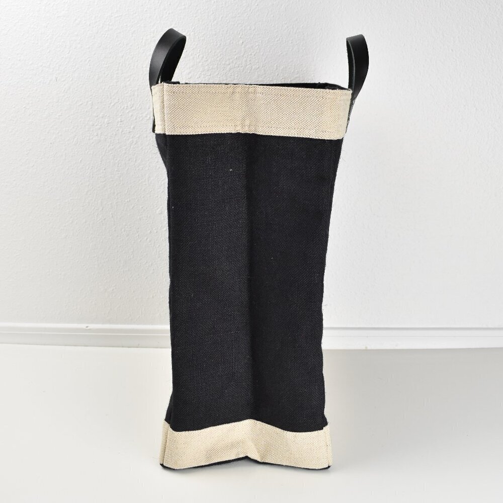 Apolis Market Bag Black Palm Tree BS Tote Bag - Picture 8 of 12